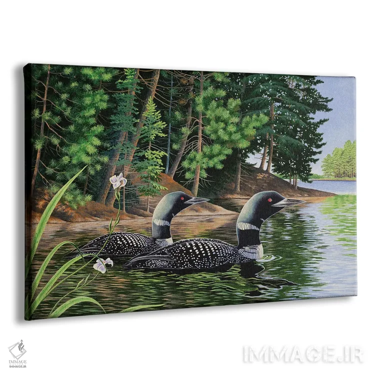 تابلو کرکسها (پرنده) اثر باب اشمیت - نمای پرسپکتیو محصول