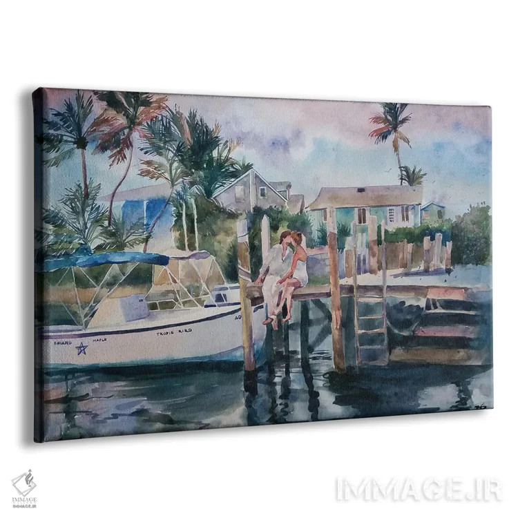 تابلو زوج اثر بوگدان شیپتنکو - نمای پرسپکتیو محصول