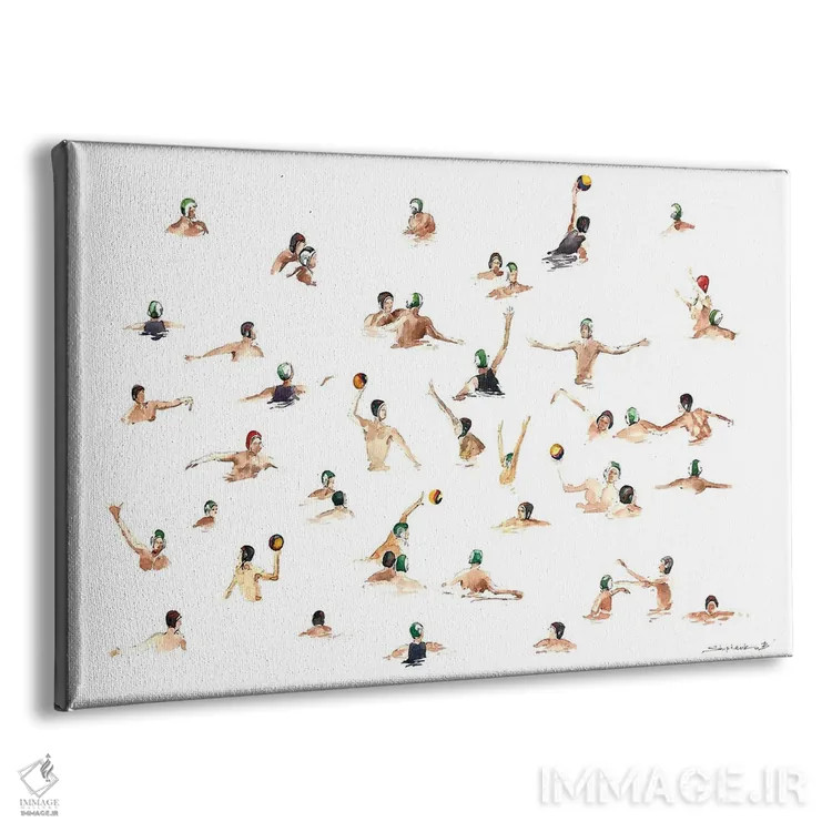 تابلو واترپلو اثر بوگدان شیپتنکو - نمای پرسپکتیو محصول