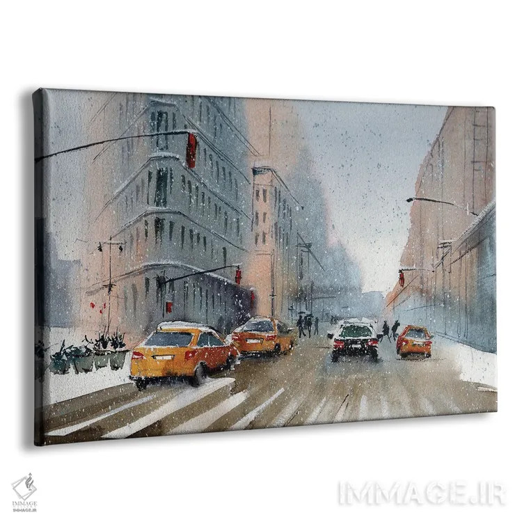 تابلو تاکسی نیویورک اثر بوگدان شیپتنکو - نمای پرسپکتیو محصول