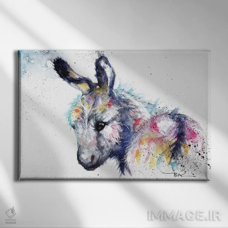 تابلو الاغ اثر بیبزآرتس - نمای روبهرو روی دیوار