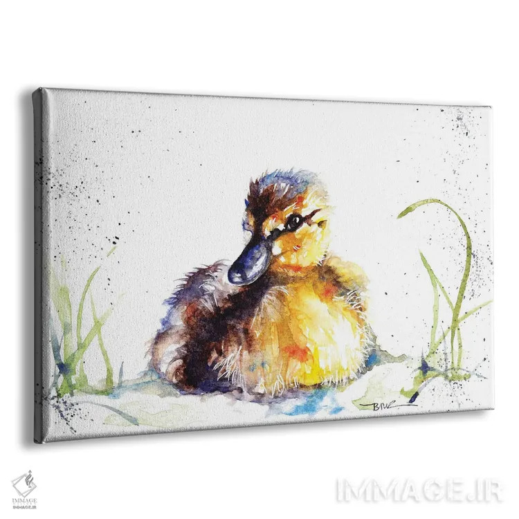 تابلو جوجه اردک کوچک اثر بیبزآرتس - نمای پرسپکتیو محصول