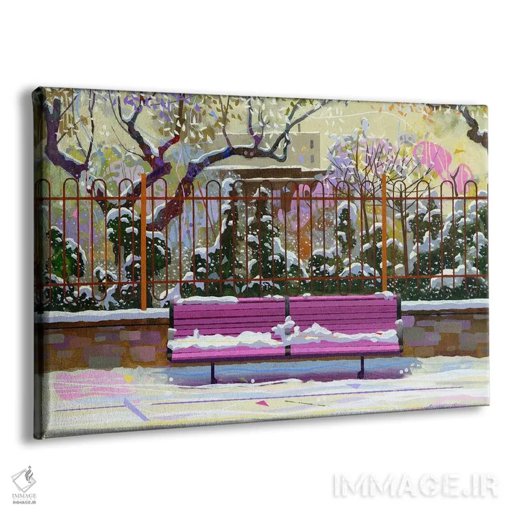 تابلو آلباسته ۱ اثر بنیتو سالمرون - نمای پرسپکتیو محصول