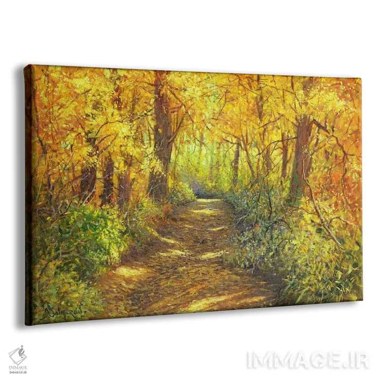 تابلو جنگل ۲ اثر بنیتو سالمرون - نمای پرسپکتیو محصول