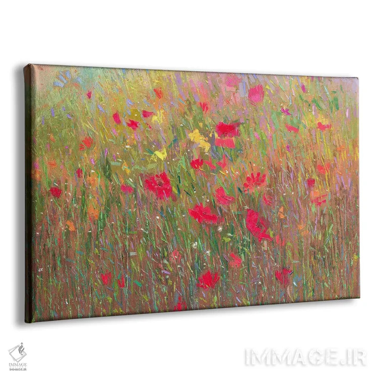 تابلو مزرعهٔ گلها ۱۰ اثر بنیتو سالمرون - نمای پرسپکتیو محصول