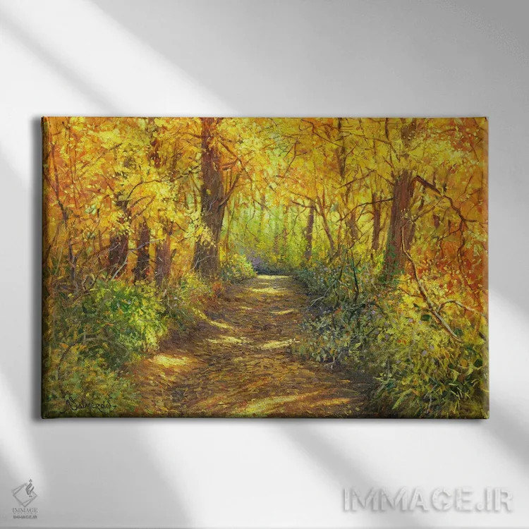 تابلو جنگل ۲ اثر بنیتو سالمرون - نمای روبهرو روی دیوار