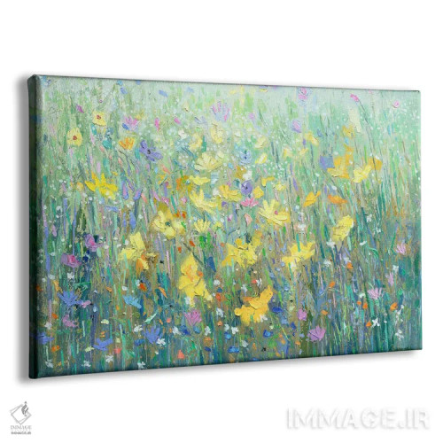 تابلو مزرعهٔ گلها ۱۱ اثر بنیتو سالمرون - نمای پرسپکتیو محصول
