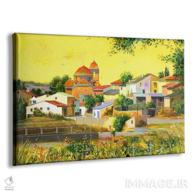 تابلو فوئنتهآلبیا ۱ (شهر اسپانیا) اثر بنیتو سالمرون - نمای پرسپکتیو محصول
