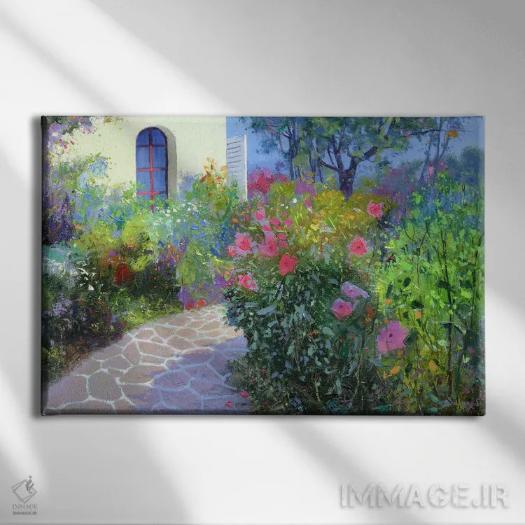 تابلو باغ ۱ اثر بنیتو سالمرون - نمای روبهرو روی دیوار