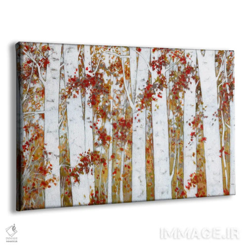 تابلو درختان ۲ اثر بنیتو سالمرون - نمای پرسپکتیو محصول