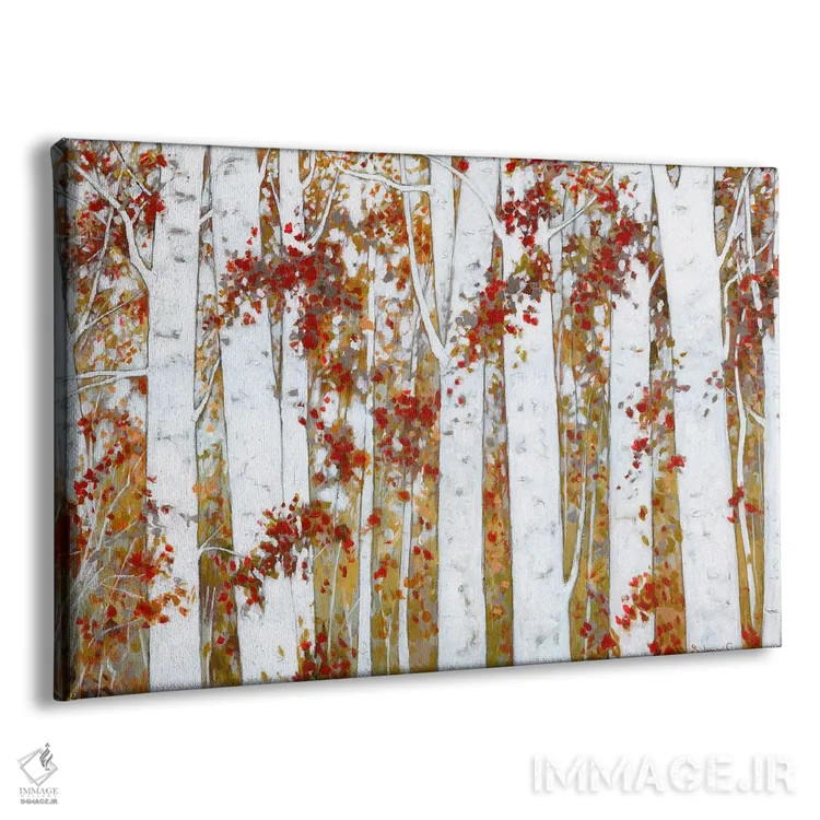 تابلو درختان ۲ اثر بنیتو سالمرون - نمای پرسپکتیو محصول