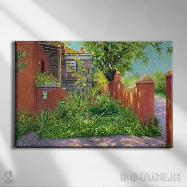 تابلو باغ ۲ اثر بنیتو سالمرون - نمای روبهرو روی دیوار