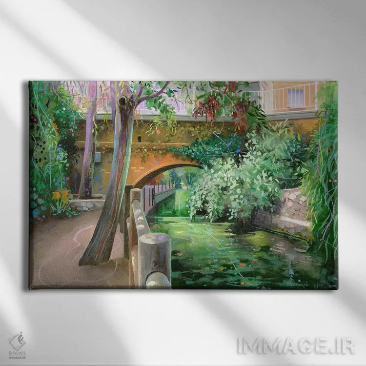 تابلو سالوبره (شهر اسپانیا) اثر بنیتو سالمرون - نمای روبهرو روی دیوار