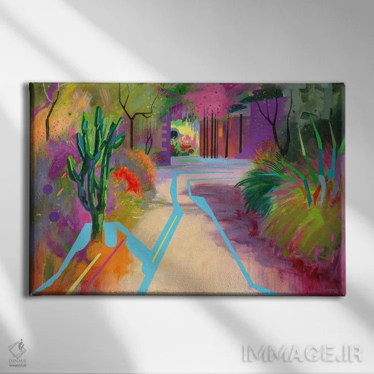 تابلو پاپ ۶ اثر بنیتو سالمرون - نمای روبهرو روی دیوار