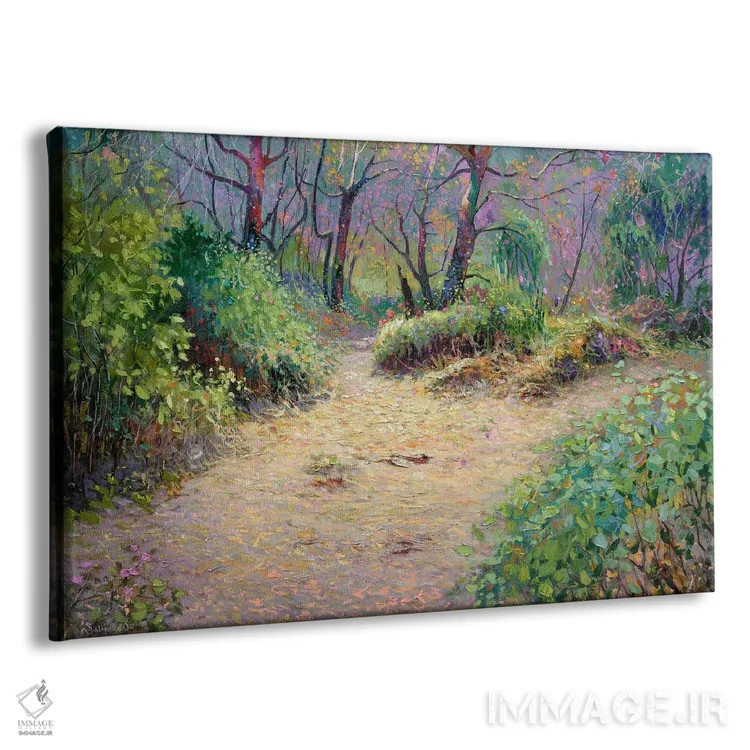 تابلو جنگل ۱ اثر بنیتو سالمرون - نمای پرسپکتیو محصول