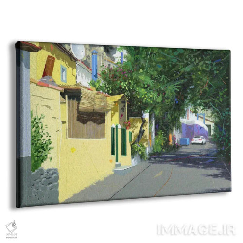 تابلو رودخانه کوباس (اسپانیا) اثر بنیتو سالمرون - نمای پرسپکتیو محصول