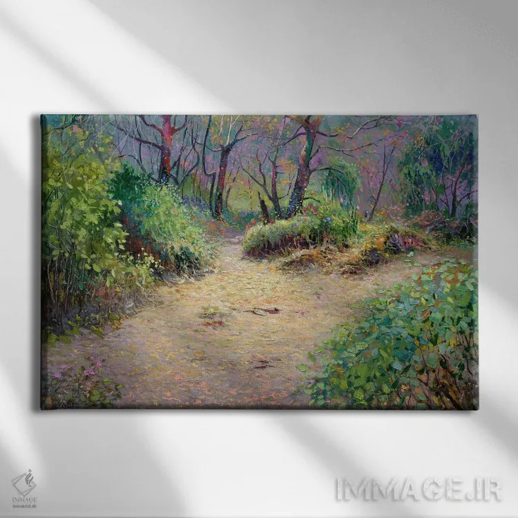 تابلو جنگل ۱ اثر بنیتو سالمرون - نمای روبهرو روی دیوار