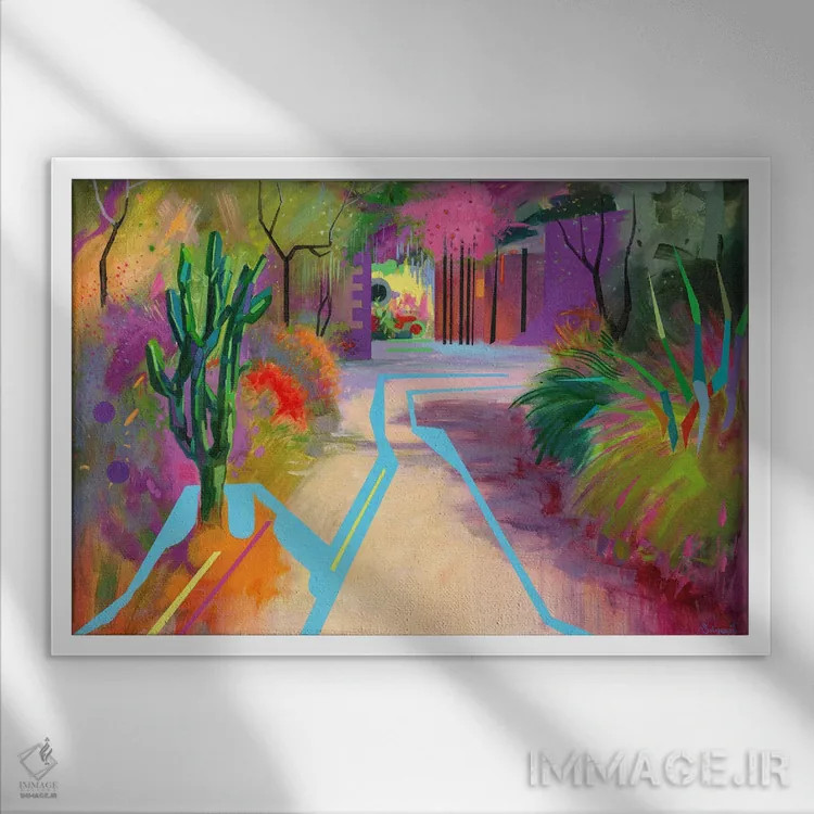 تابلو پاپ ۶ اثر بنیتو سالمرون - نمای قابدار سفید