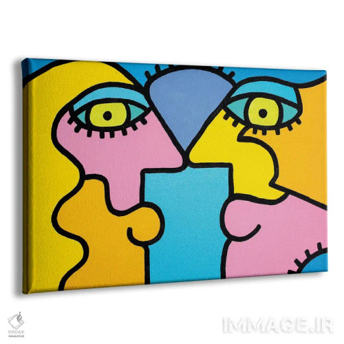 تابلو زوج در غروب اثر بیلی آرتیست - نمای پرسپکتیو محصول