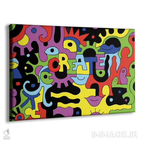 تابلو آفرینش اثر بیلی آرتیست - نمای پرسپکتیو محصول