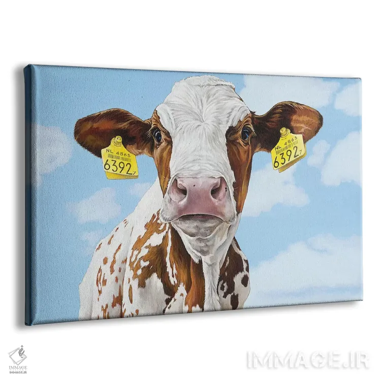 تابلو یک جفت گوشوارهٔ آویز اثر کلارا باستین - نمای پرسپکتیو محصول