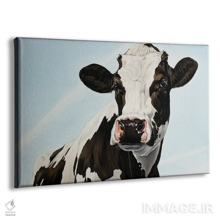 تابلو گاو زیبا اثر کلارا باستین - نمای پرسپکتیو محصول
