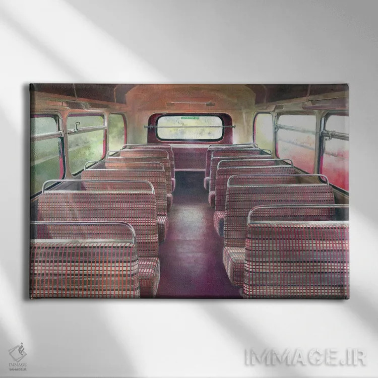 تابلو جاده ۳۳۹ اثر برحذر از خلأ (نام آرتیست/استودیو) - نمای روبهرو روی دیوار