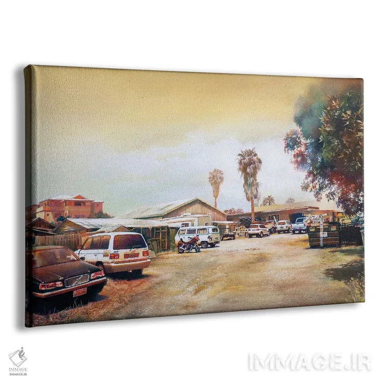 تابلو کارلزبد اثر برحذر از خلأ (نام آرتیست/استودیو) - نمای پرسپکتیو محصول