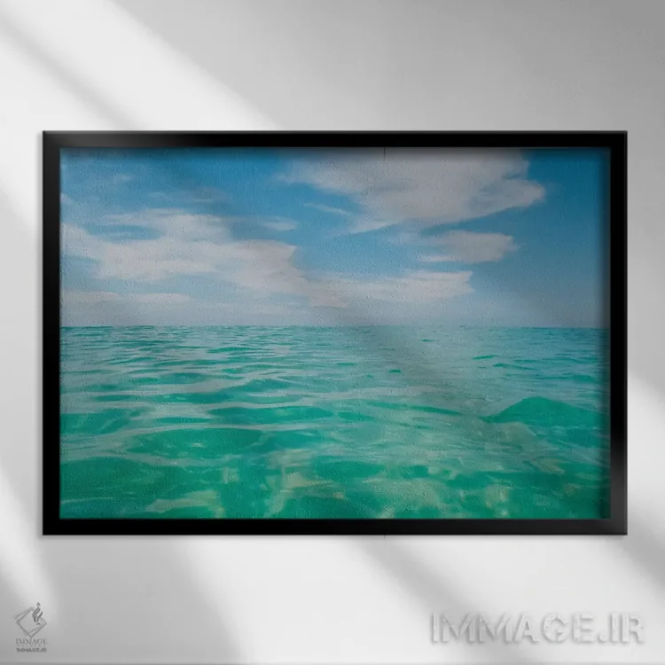 تابلو آب فلوریدا III اثر بثانی یانگ - نمای قابدار مشکی