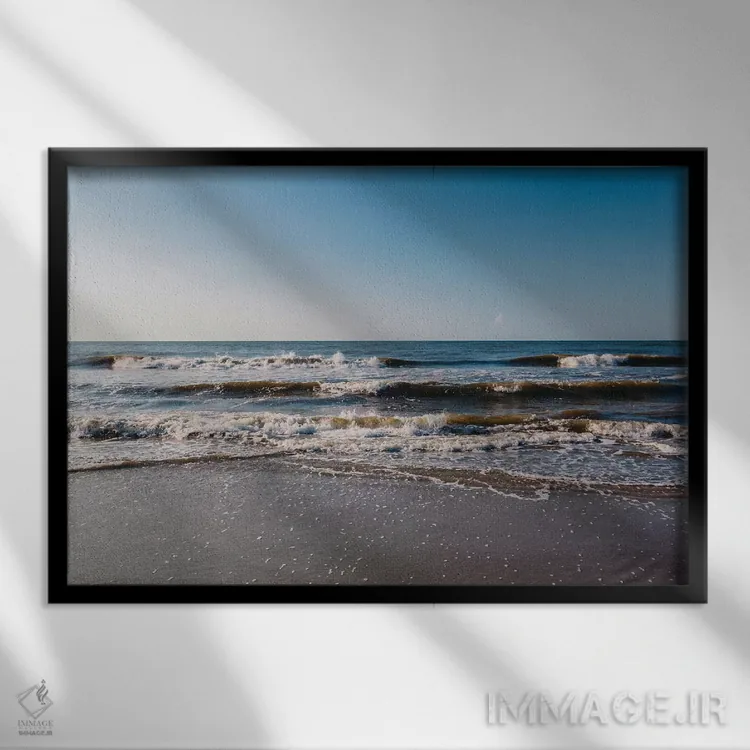 تابلو جزیره سالیوان III اثر بثانی یانگ - نمای قابدار مشکی