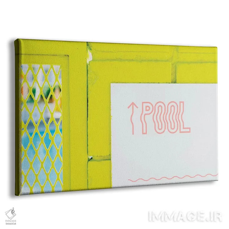 تابلو استخر پالم اسپرینگز اثر بثانی یانگ - نمای پرسپکتیو محصول