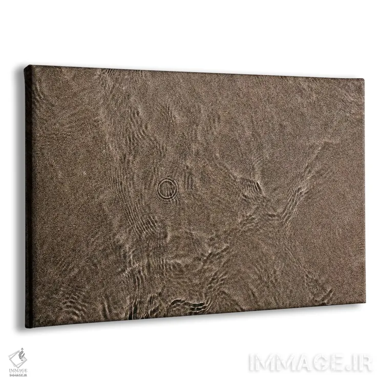 تابلو شن طلایی کرونا دو II اثر بثانی یانگ - نمای پرسپکتیو محصول