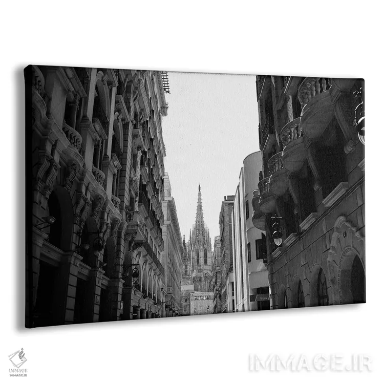 تابلو کلیسای جامع بارسلونا اثر بثانی یانگ - نمای پرسپکتیو محصول