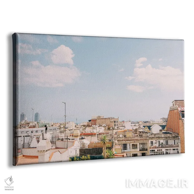 تابلو بامهای بارسلونا اثر بثانی یانگ - نمای پرسپکتیو محصول