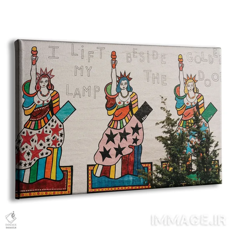 تابلو بانوی آزادی (نماد آمریکا) اثر بثانی یانگ - نمای پرسپکتیو محصول