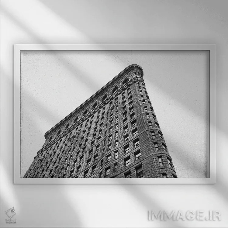 تابلو روز بارانی فلترون چهار اثر بثانی یانگ - نمای قابدار سفید