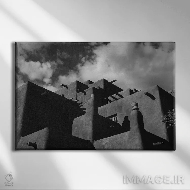 تابلو معماری سانتافه ۹ اثر بثانی یانگ - نمای روبهرو روی دیوار