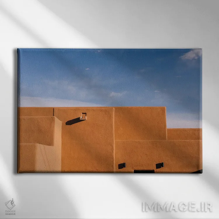 تابلو معماری سانتافه ۱۳ اثر بثانی یانگ - نمای روبهرو روی دیوار