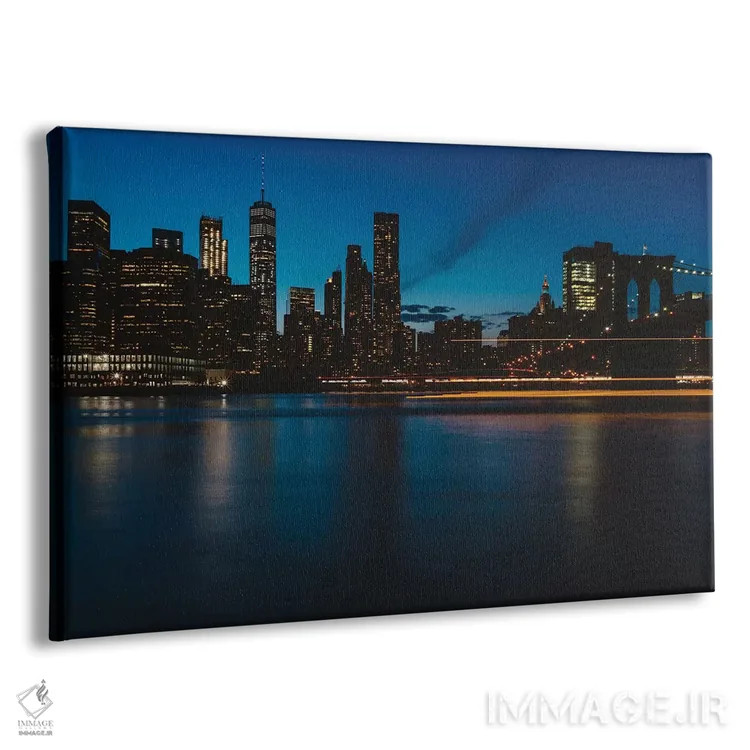 تابلو چراغهای نیویورک ۲ اثر بثانی یانگ - نمای پرسپکتیو محصول