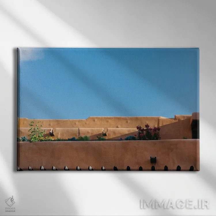 تابلو معماری سانتافه اثر بثانی یانگ - نمای روبهرو روی دیوار