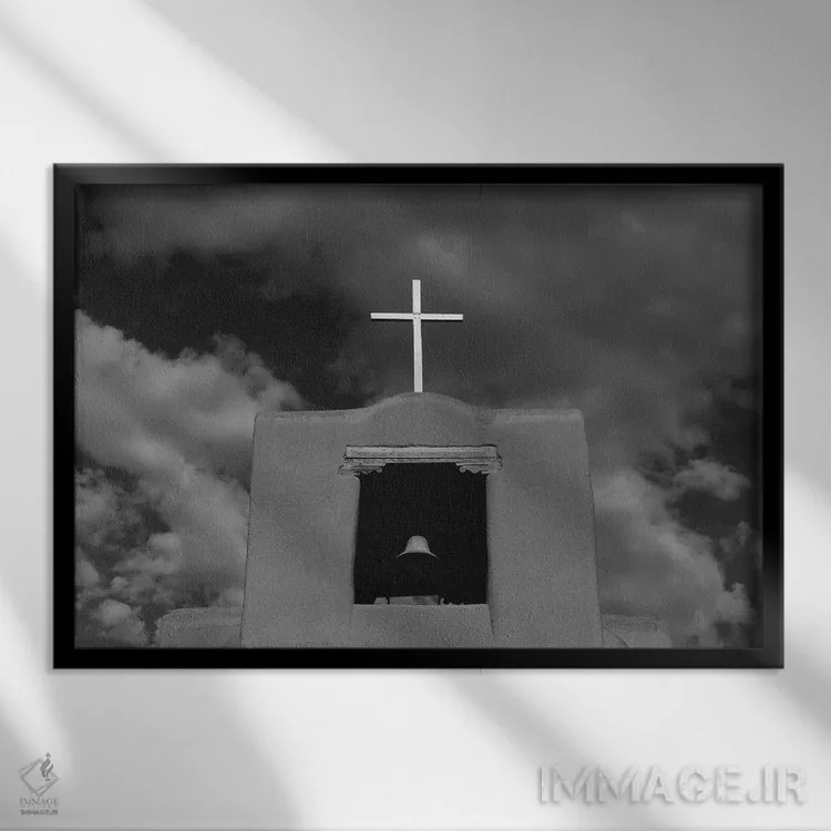 تابلو کلیسای سن میگل سانتافه ۲ اثر بثانی یانگ - نمای قابدار مشکی