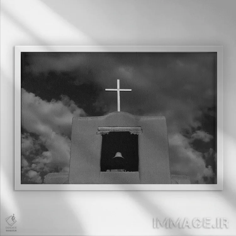 تابلو کلیسای سن میگل سانتافه ۲ اثر بثانی یانگ - نمای قابدار سفید