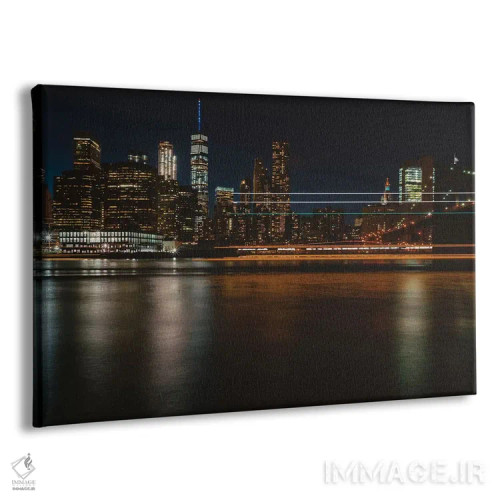 تابلو چراغهای نیویورک ۳ اثر بثانی یانگ - نمای پرسپکتیو محصول