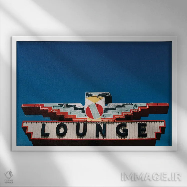 تابلو لانژ نیومکزیکو اثر بثانی یانگ - نمای قابدار سفید