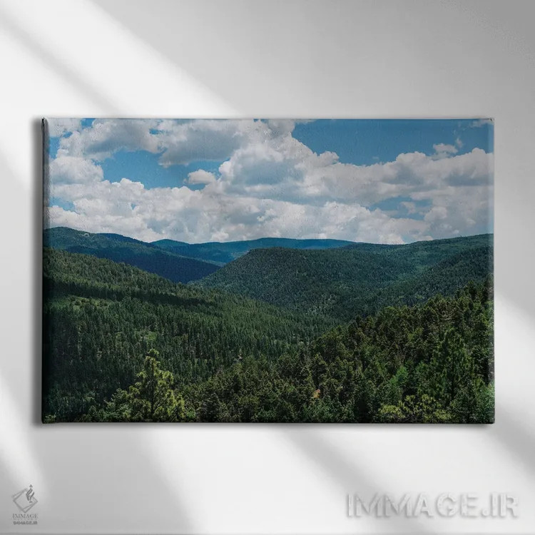 تابلو جاده مرتفع به تائوس ۲ اثر بثانی یانگ - نمای روبهرو روی دیوار