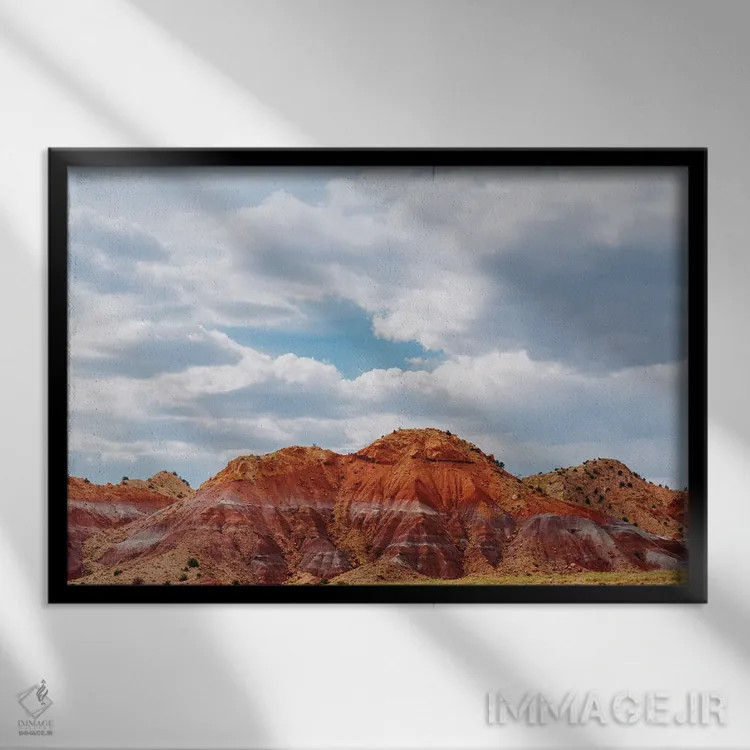 تابلو آبیکیویو ۴ اثر بثانی یانگ - نمای قابدار مشکی