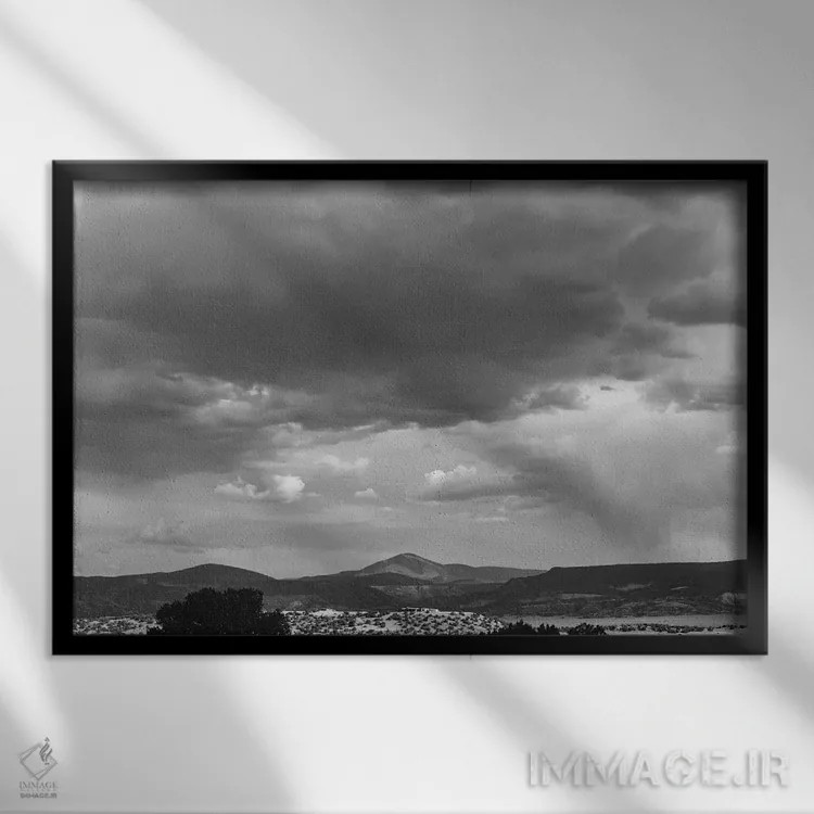 تابلو منظره آبیکیویو اثر بثانی یانگ - نمای قابدار مشکی