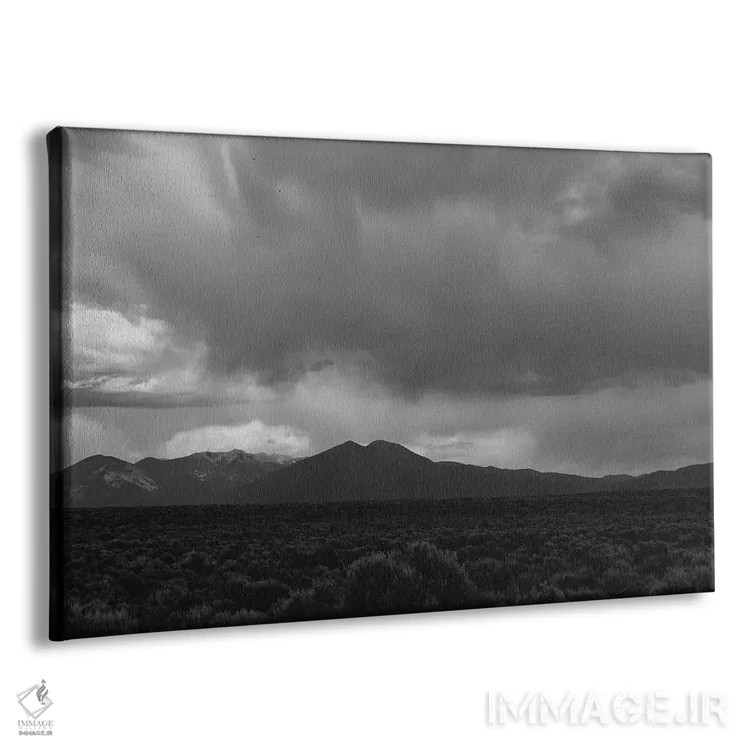 تابلو طوفان کوههای تائوس ۴ اثر بثانی یانگ - نمای پرسپکتیو محصول