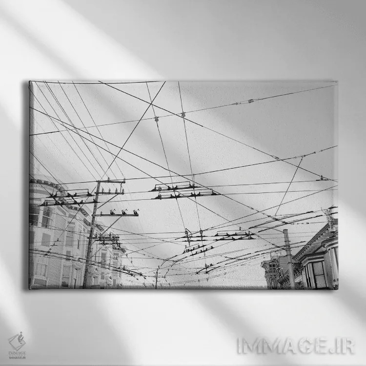تابلو سانفرانسیسکو ۱۹ اثر بثانی یانگ - نمای روبهرو روی دیوار