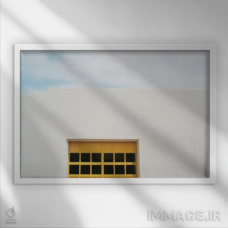 تابلو مارفا تگزاس ۱۱ اثر بثانی یانگ - نمای قابدار سفید